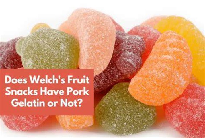 Does Welch's jelly have pork in it?