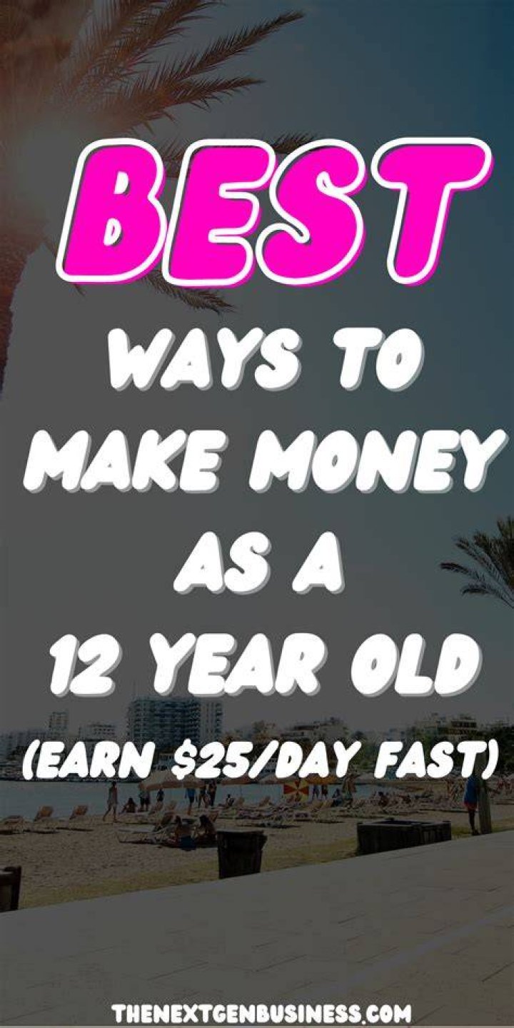 How can a 12 year old make money fast for free?