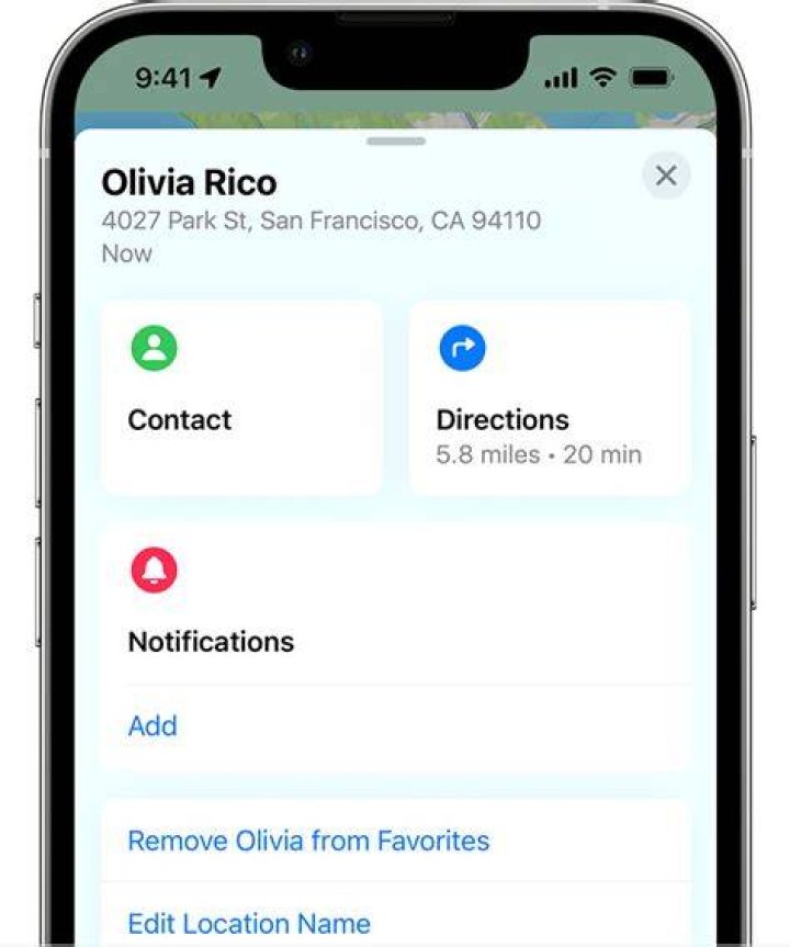 How can I find my friends live location?