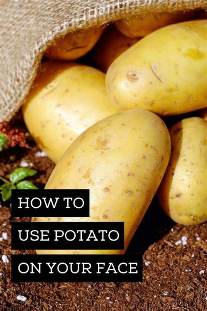 How can I use potato on my face?