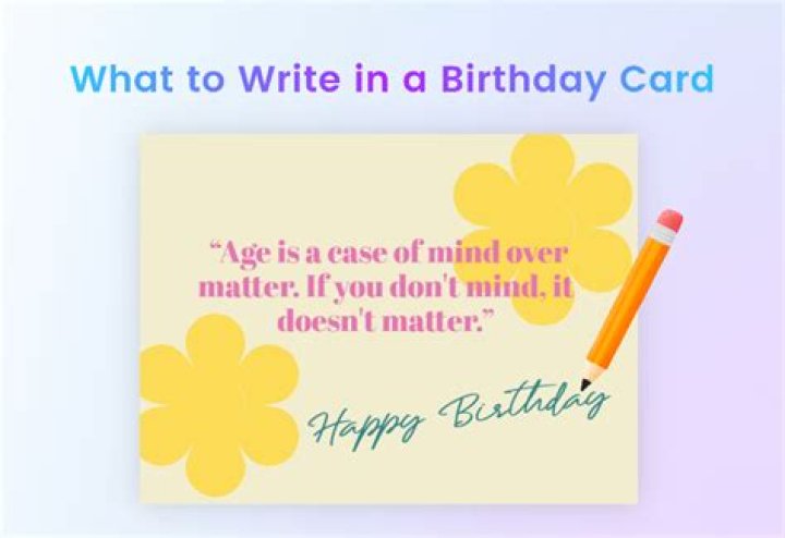 How can I write about my birthday?