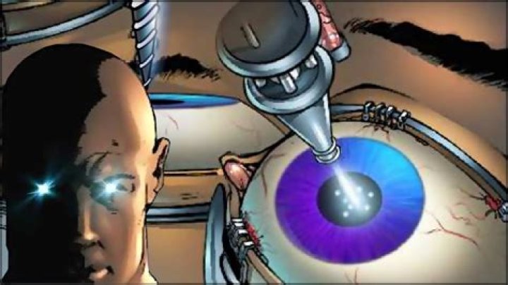 How did Riddick get his eyes?