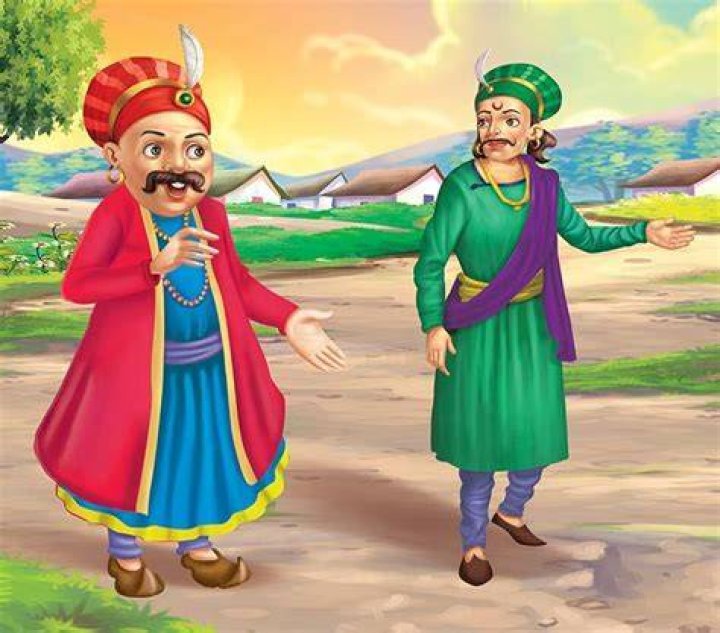 How did the riddle come to Akbar?
