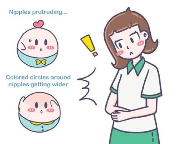 How do girls nipples develop?