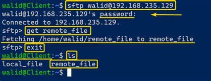 How do I access SFTP from command prompt?