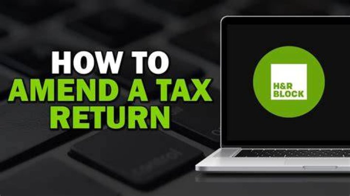 How do I amend my tax return with H&R Block Online?
