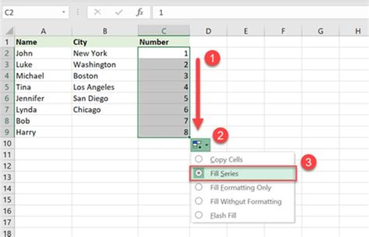 How do I autofill numbers in Excel?