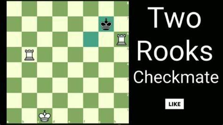How do I checkmate with two rooks?
