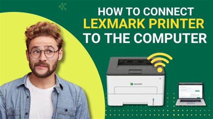 How do I connect my Lexmark printer to my laptop?