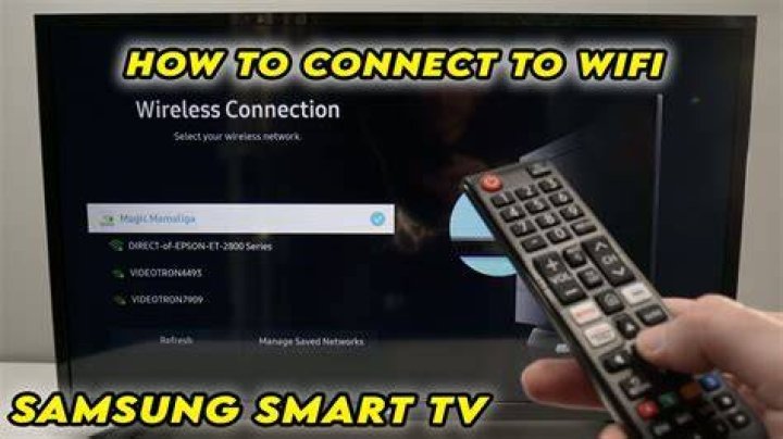 How do I connect WiFi to my Samsung Smart TV?