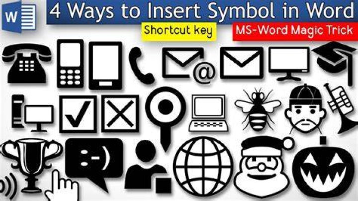 How do I convert text to symbols in Word?