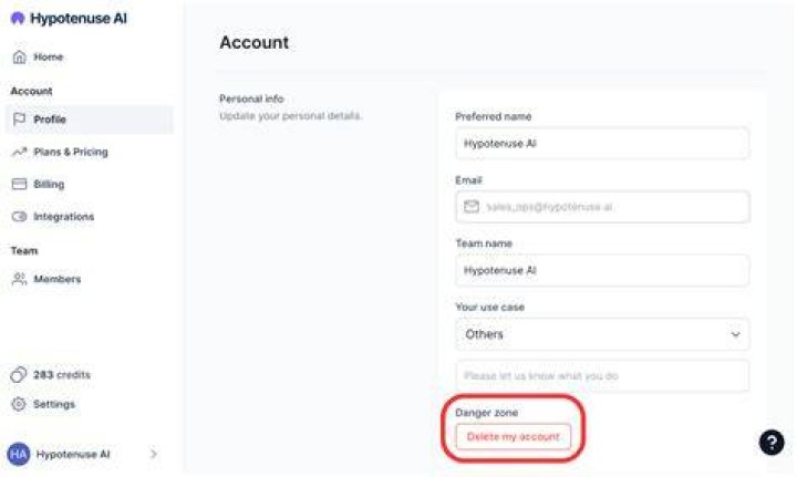 How do I delete my question?