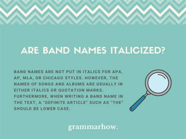 How do I find a band name?