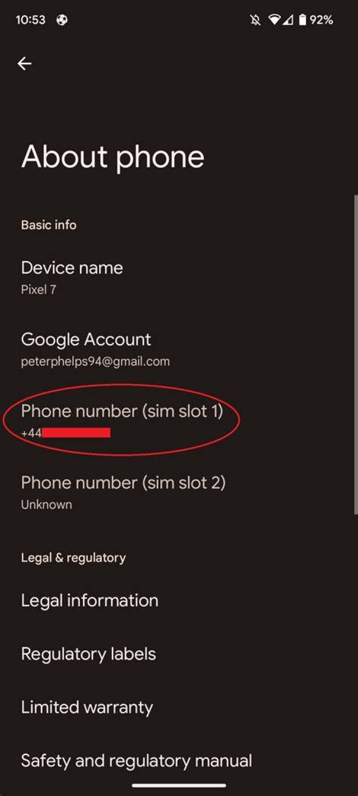 How do I find my mobile number?