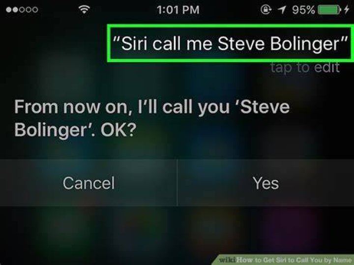 How do I get Siri to call me a different name?