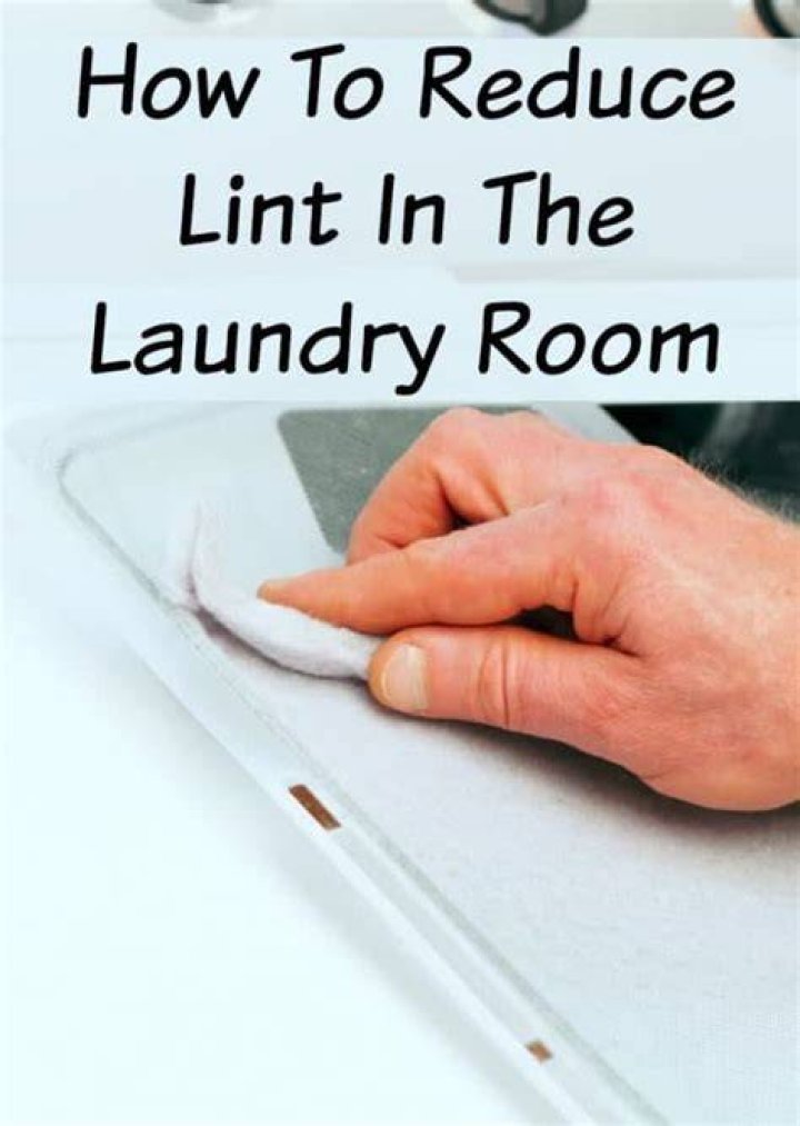 How do I keep my laundry room lint free?
