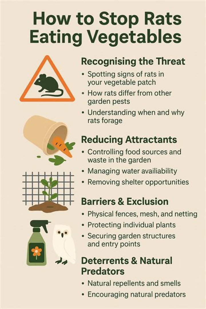How do I keep rats from eating my tomatoes?