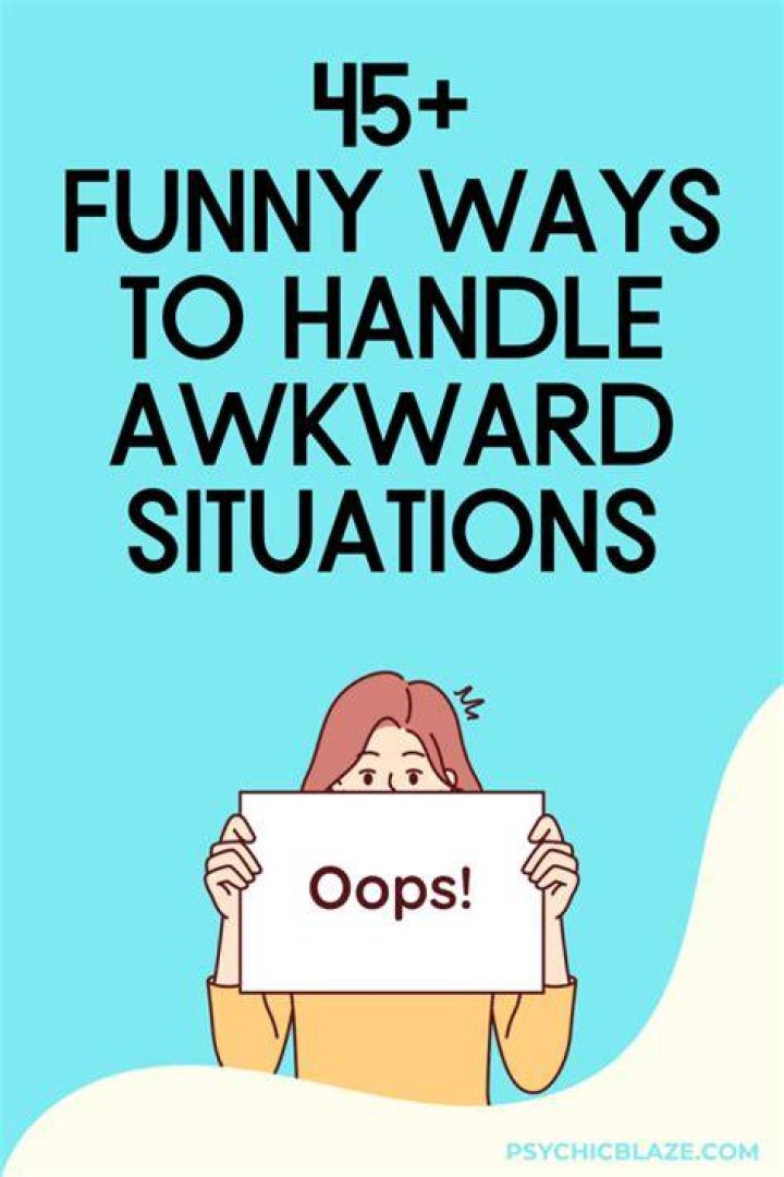 How do I leave an awkward situation?