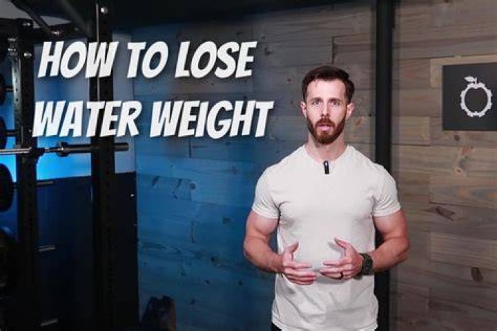 How do I lose water weight in minutes?
