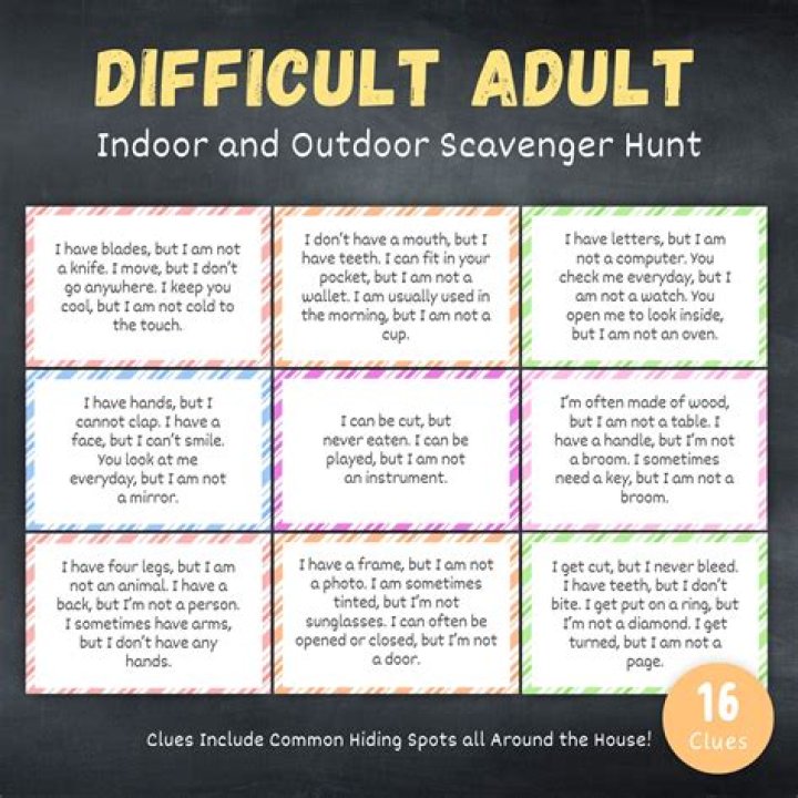 How do I make a challenging treasure hunt?
