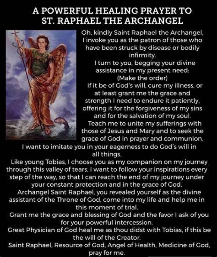 How do I pray to Archangel Raphael?