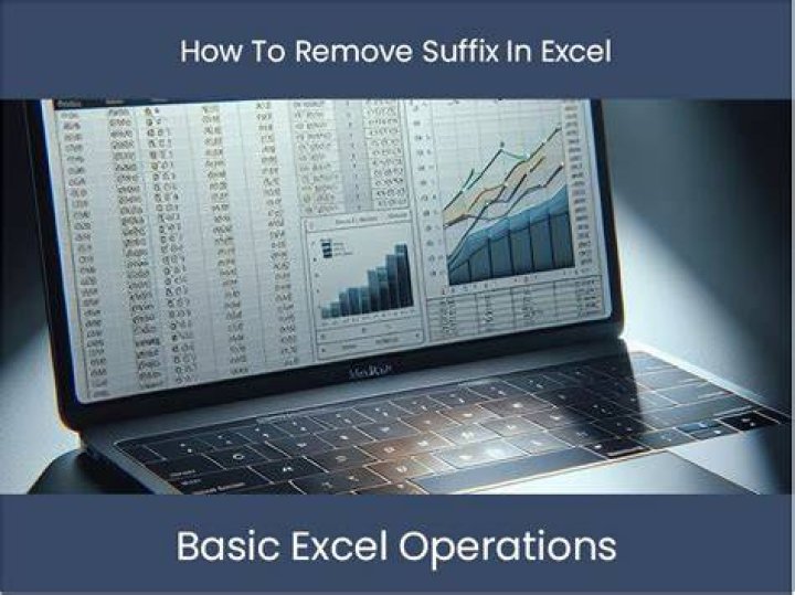 How do I remove a suffix in Excel?