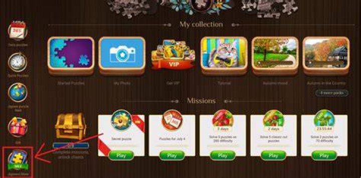 How do I restore magic puzzles?