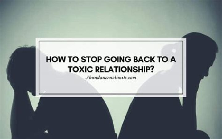How do I stop going back to being toxic?