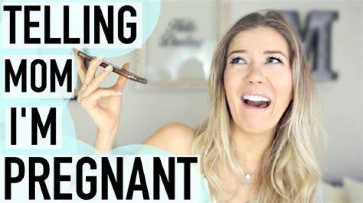 How do I tell my mom Im pregnant?