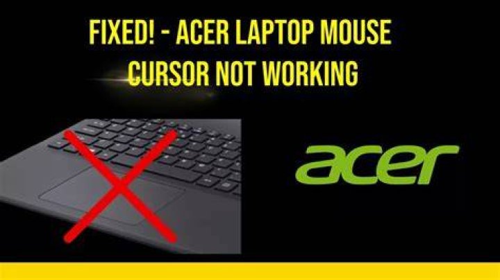 How do I unlock my cursor on my Acer laptop?
