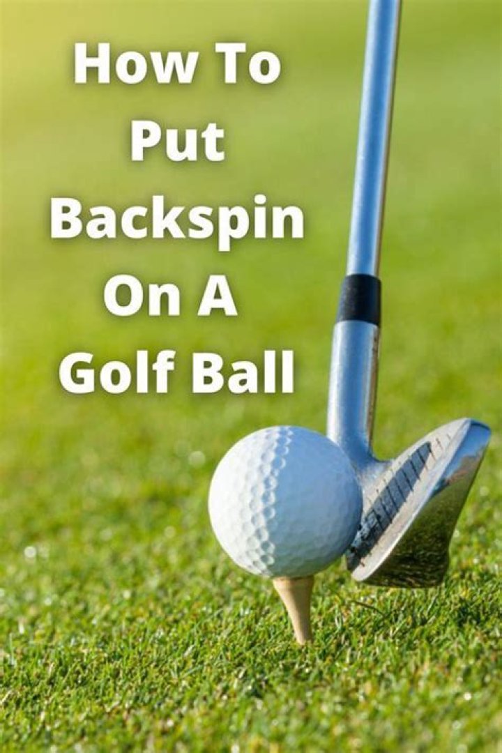 How do pro golfers get so much backspin?