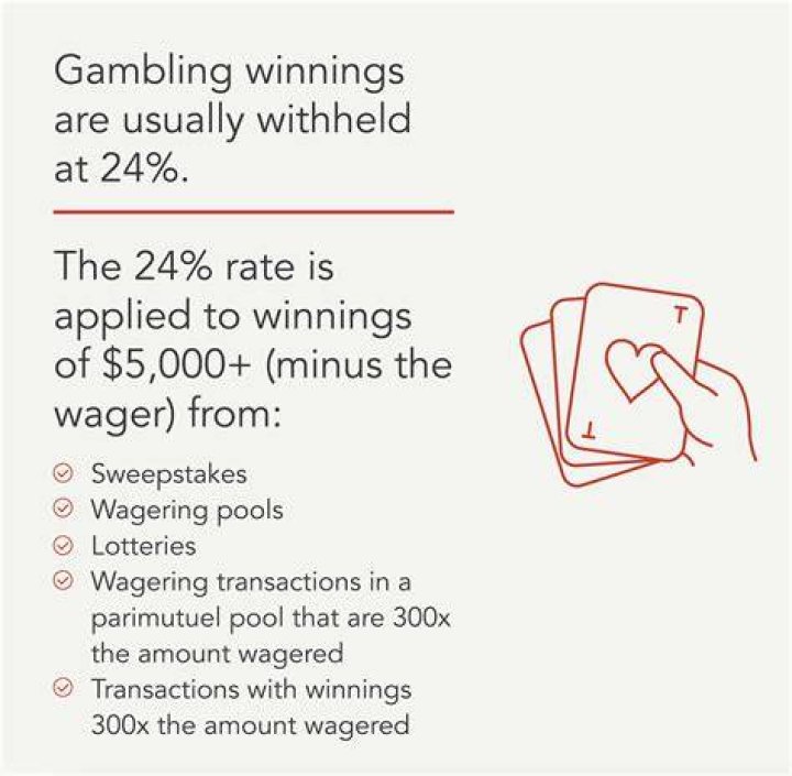 How do taxes work on gambling winnings?
