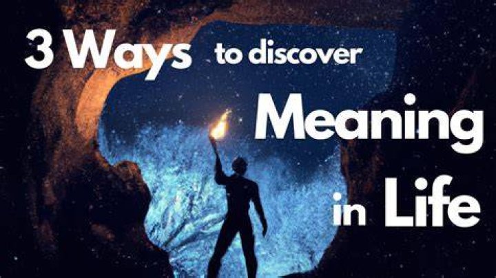 How do we discover the meaning of life?