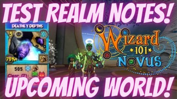 How do you access the test realm in Wizard101?