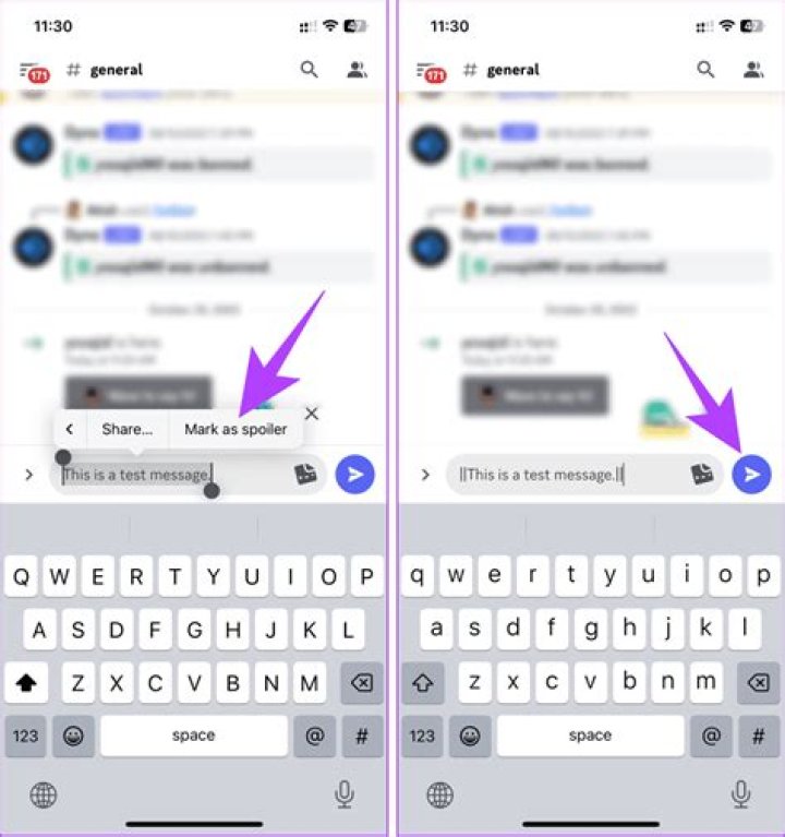 How do you add spoilers to text?