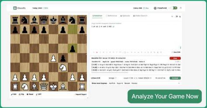 How do you analyze a game on ChessBase?