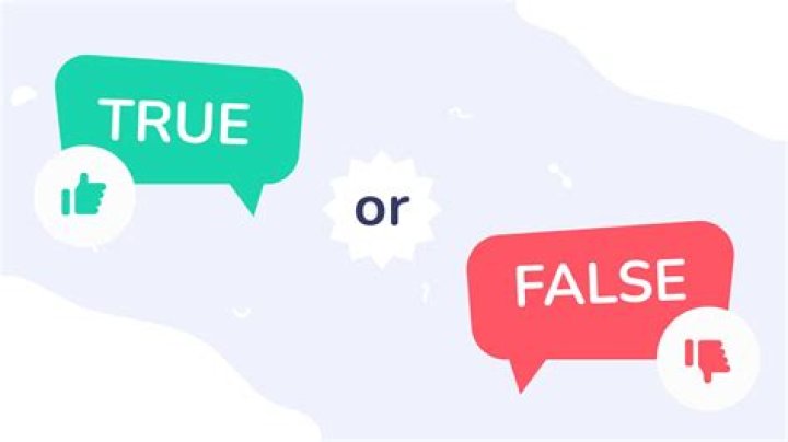 How do you ask a true or false question?