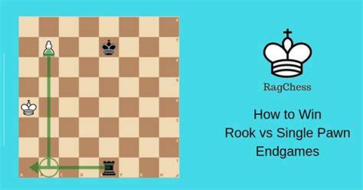 How do you beat Rook vs pawn endgame?