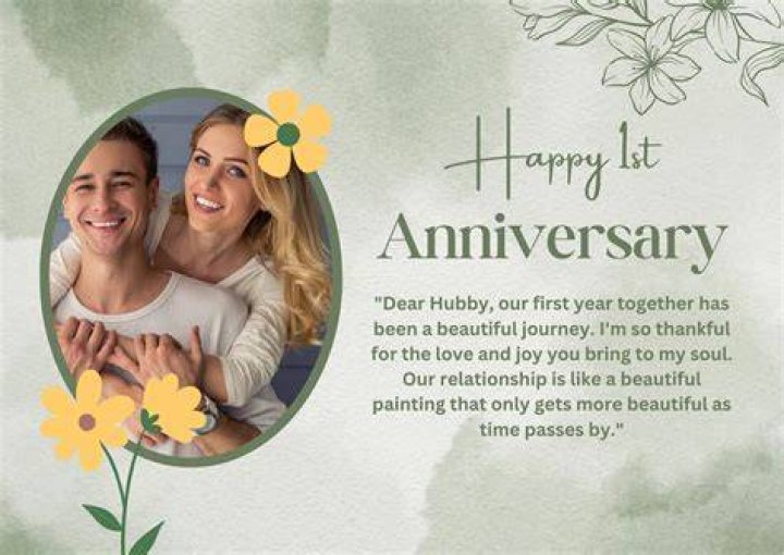 How do you celebrate your first wedding anniversary?