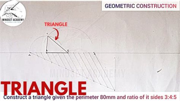 How do you construct a triangle in construction?
