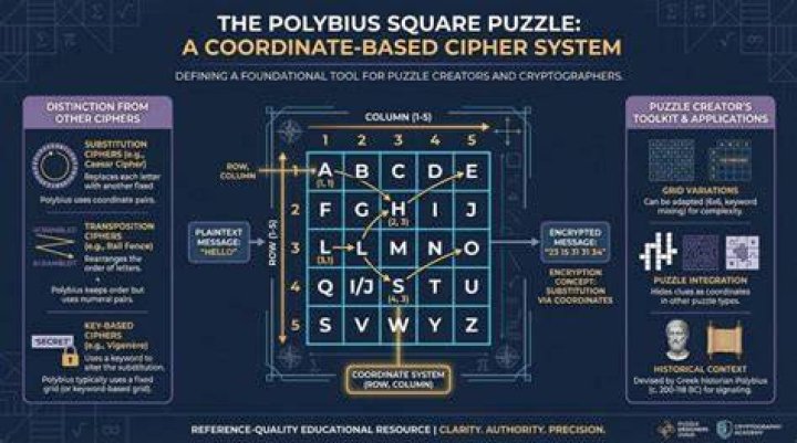 How do you decode a Polybius square cipher?