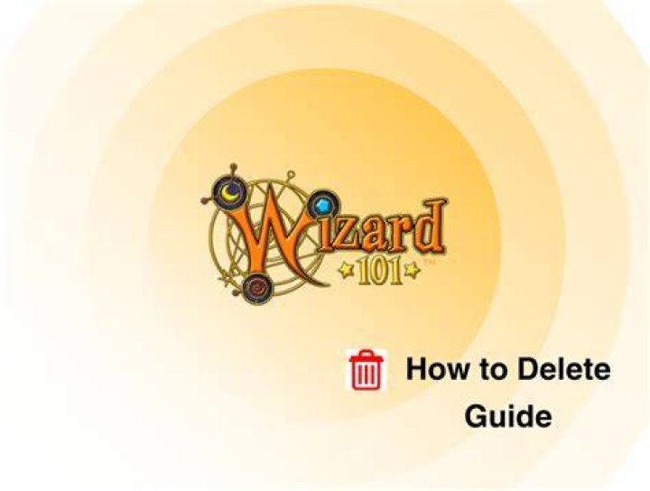 How do you delete your wizard 101 account?