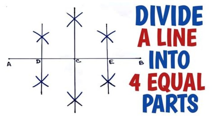 How do you divide 4 equal parts?