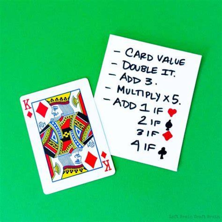 How do you do the magic number card trick?