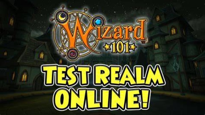 How do you download a test realm in Wizard101?