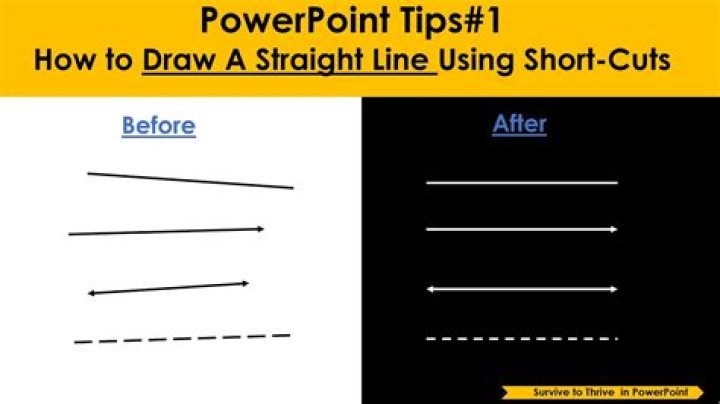 How do you draw a straight line?