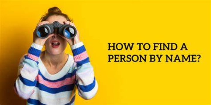 How do you find a person by name?