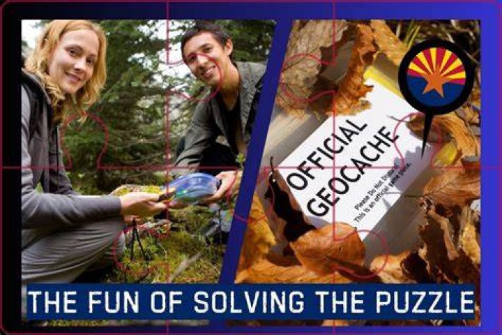 How do you find geocache puzzles?