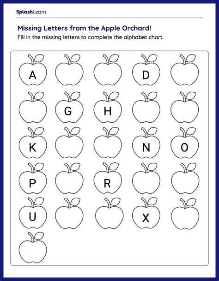 How do you find missing letters in a sequence?