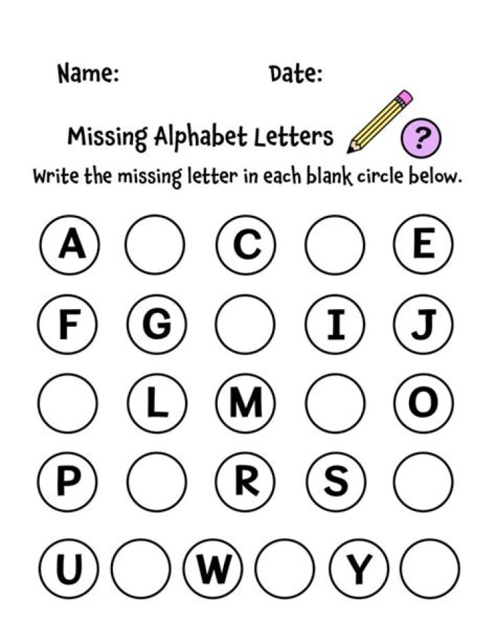 How do you find missing letters?